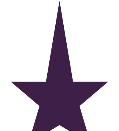 Crown star ornament